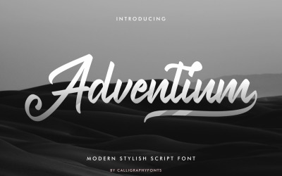 Adventium Modern Calligraphy Font