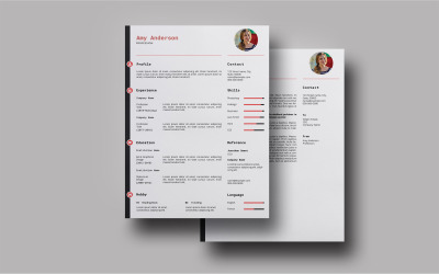 Amy Printable Resume Template