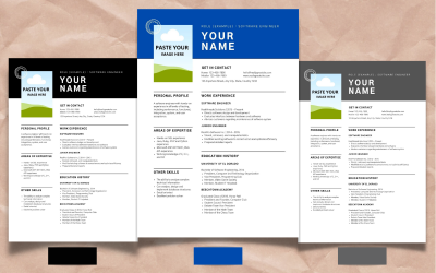 Business Resume Template Printable