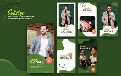 Sulistyo - 6 Instagram 社交媒体故事模板