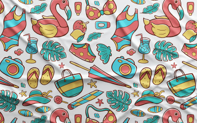 Verão # 02 - Vector Seamless Pattern