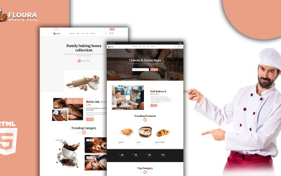 Floura - Modelo HTML de padaria