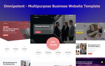Omnipotent -Multipage Business Website Template