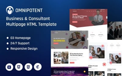 Omnipotent -Multipage Business Website Template