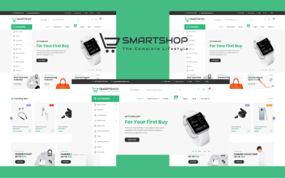 Smartshop - шаблон електронної комерції Bootstrap 5 HTML5