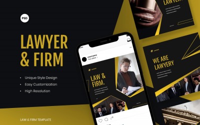 Lawyery - Instagram Post Template Social Media