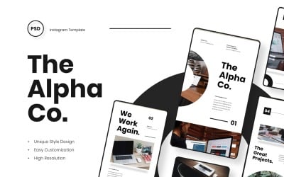 Alpha Business Instagram Stories Template