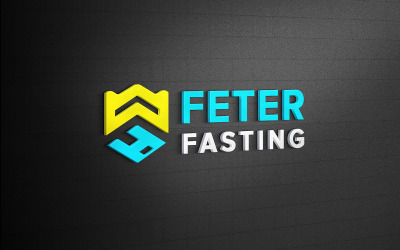 Realistic Logo Mockup in Black Wall