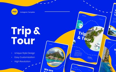 Trip &amp;amp; Tour Instagram Stories Template