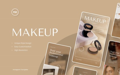 Make-up - Beauty Cosmetic Instagram Stories-sjabloon