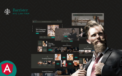 Barrister Lawyer & Attorney Angular Js Template