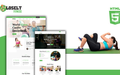 Loseit - HTML-шаблон для похудения и фитнеса