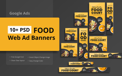 Yaratıcı Yiyecekler Tanıtım İçin Google Reklamları Sosyal Medya