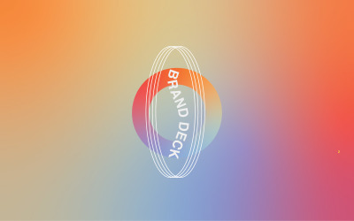 Bezpłatny szablon tożsamości korporacyjnej Simple Brand Deck