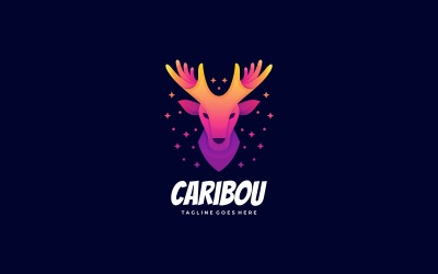 Caribou Gradient Colorful Logo