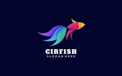 Cirfish Gradient Colorful Logo Template
