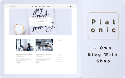 Platonic - Propre blog avec un thème WordPress polyvalent