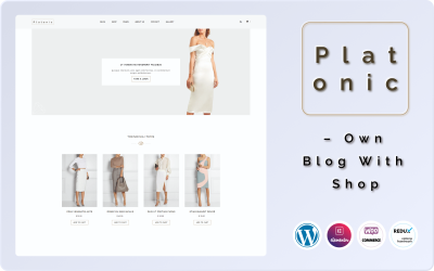 Platonic - própria loja WooCommerce para Elementor WordPress