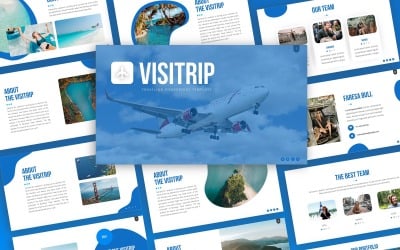 Visitrip - Reisen PowerPoint-Vorlage