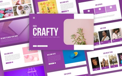 Crafty - Modèle PowerPoint créatif polyvalent