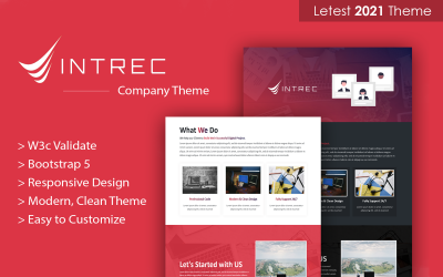 Intrec - Startup Uniwersalny szablon Bootstrap 5 Landing Page