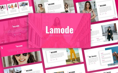 Lamode - Fashion Многоцелевой шаблон PowerPoint