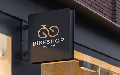 Logo del negozio di biciclette professionali