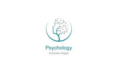 Psikoloji Logo Tasarım Şablonu
