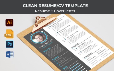 Clean &amp;amp; Modern Resume Template