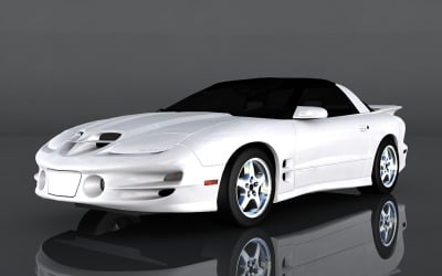2002 Pontiac Firebird Trans Am 3D модель