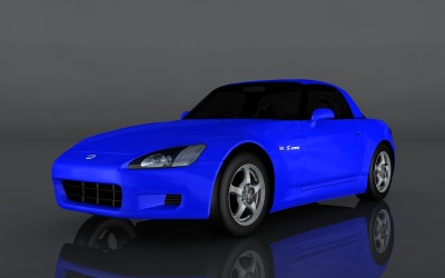 2003 本田 S2000 3d 模型