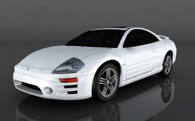 2003 Mitsubishi Eclipse GT modèle 3D