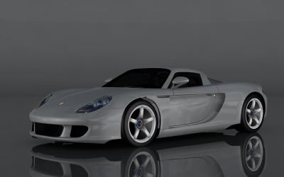 2003 Porsche Carrera GT 3d modeli