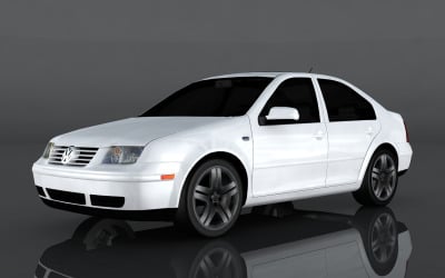 2003 Volkswagen Bora VR6 3d-modell