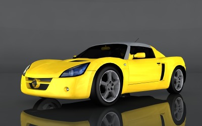 2004 Opel Speedster Turbo 3D-modell