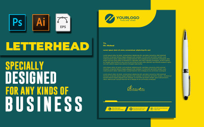 Letterhead Template Vol: 10 - Corporate Identity Template