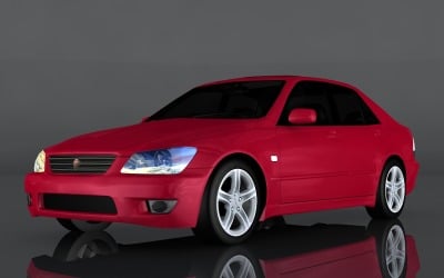 Modelo 3D Toyota Altezza RS200 2004