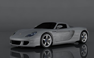 Modelo Porsche Carrera GT 3d de 2003