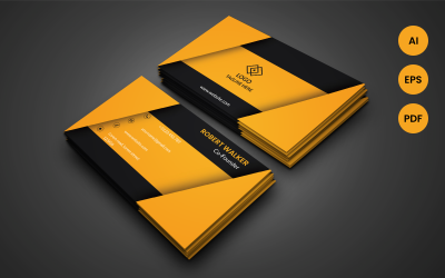Modern unique Business Card - Corporate Identity Template