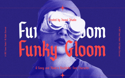 Funky Gloom - Fancy Blackletter-teckensnitt