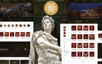 Nina Museum and Artists Gallery React Template