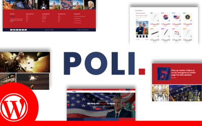 Poli Campaña electoral multipropósito y Portal de donaciones Tema WooCommerce