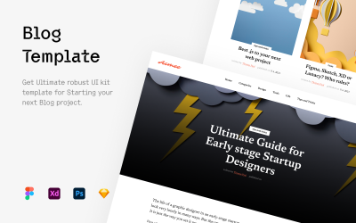 Blog - Website UI template