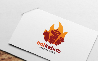Kebab Logo Template Vector