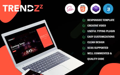 Trendzz - Coming Soon HTML5 Specialty Page