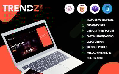 Trendzz - 即将推出 HTML5 专业页面