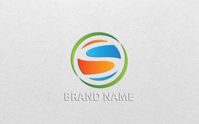 Branding cirkel logo ontwerp