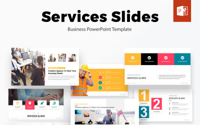 Diensten PowerPoint-presentatiesjabloon