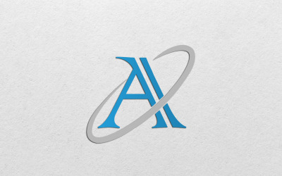 Eenvoudig letter &amp;#39;A&amp;#39;-logo-ontwerp