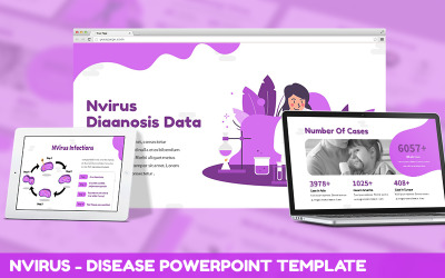 NVirus - Hastalık Powerpoint Şablonu